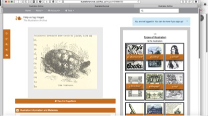 Image: Illustration of a Galápagos Tortoise from What Mr Darwin Saw in His Voyage Round the World in the Ship ‘Beagle’ (1879), as presented in The Illustration Archive