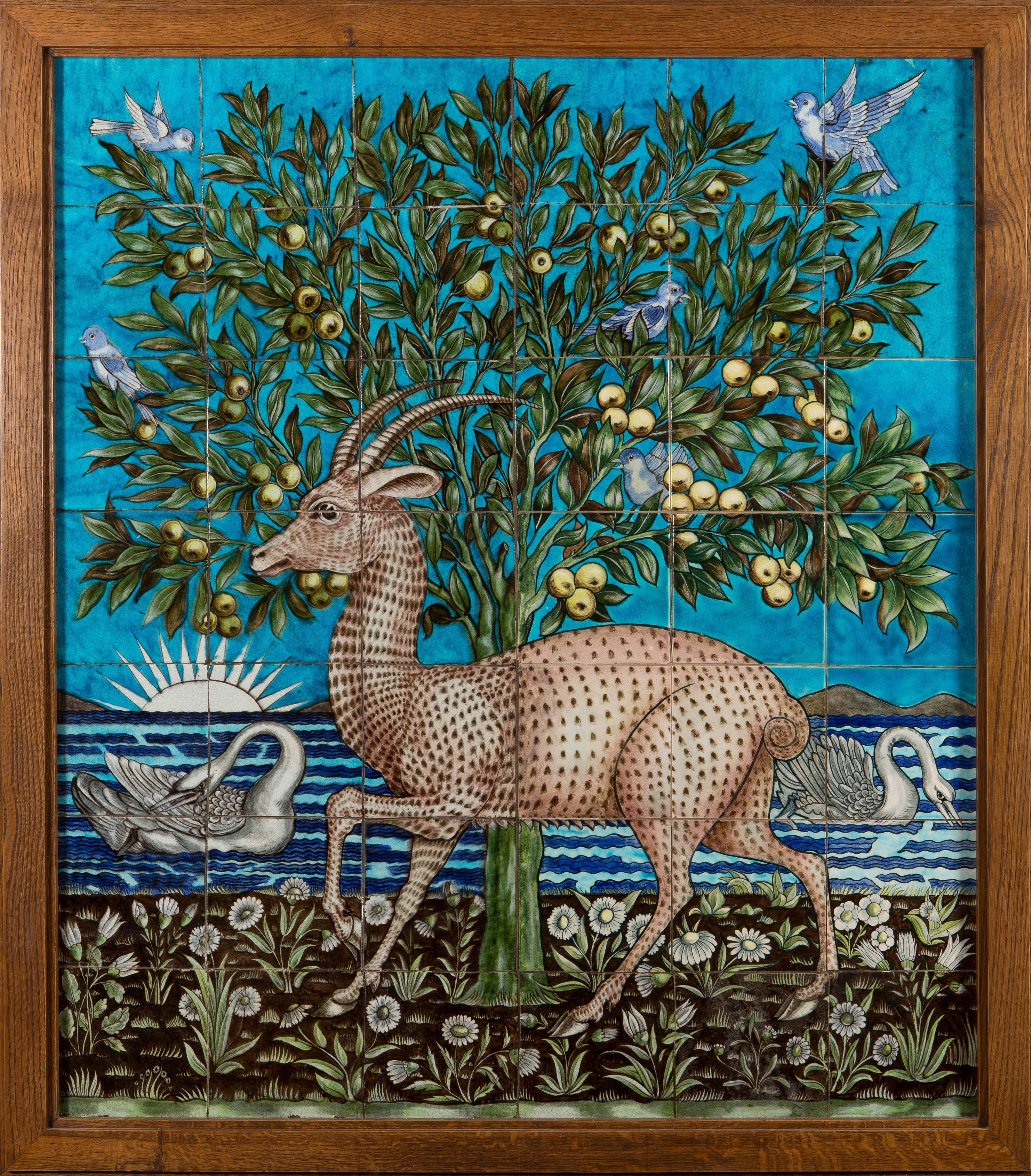 Image: De Morgan Tile, John Scott Gallery (Jackfield Tile Museum)